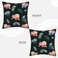 thumbnail image 3 of Kll Baby Sloths Sleeping Decorative Throw Pillow Covers Velvet Soft For Couch Sofa Bedroom Living Room Outdoor -20"X20", 3 of 8