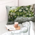 thumbnail image 4 of Kdxio Cotton Pillow Cases 20"x30" Pillowcases,Soft and Breathable Bedroom Pillow Cases-Nature Hand Daisies Art-No Pillow Core, 4 of 5