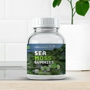 Prometheuz Sea Moss Gummies | Immunity Booster and Energy Enhancer | Green Apple Flavor | 60 Gummies