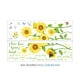 thumbnail image 5 of Advancent 2 uds pegatina de pared girasoles mariposas dibujos animados conveniente cartel usable Simple operación calcomanías Decoración Decoración del hogar, 5 of 6