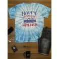 thumbnail image 3 of Happy Birthday America! Tie Dye Cyclone Men -Image by Shutterstock, Male Large, 3 of 4