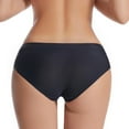 thumbnail image 6 of Sunvit-Panties Womens Seamless Bikini Underwear - XL Black, Mid-Rise Nylon Style with No Panty Lines, Comfortable for Everyday Wear & Form-Fitting Clothes, 6 of 7