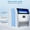 White, variant on Accreate Commercial Ice Maker Machine - 120lbs/24H, 33 lbs Storage Basket, Self-Cleaning, for Office Restaurant Bar