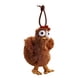 thumbnail image 4 of Llavero con forma de muñeco de animal, colgante para mochila, creativo y suave, con forma de animal Marrón, 4 of 9