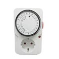 thumbnail image 1 of Mechanical daily programmer inter.LED 3000 W. Mechanical daily programmer socket, white color, 16A, 1 of 4