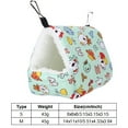 thumbnail image 4 of Hamster Hammock, Green Hamster Hanging House, For Small Pets Squirrel, 4 of 8