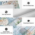 thumbnail image 5 of Blue Beach Coastal Outdoor Rug 4x6 Ft, Non Slip Washable Area Rug, Summer Nautical Coral Shell Botanical Vintage Patio Rugs Carpet Runner, Large Floor Mat for Indoor/Outdoor Deck Porch Camping, 5 of 8