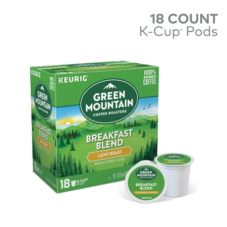 UPC 099555005202 product image for Green Mountain Coffee Breakfast Blend K-Cup Pods  Light Roast  18 Count for Keur | upcitemdb.com