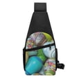 thumbnail image 4 of Xecao's Easter Egg1 Print Sling Bag: A Versatile Chest, Shoulder, and Crossbody Backpack for Casual Days Out, Perfect for Both Men and Women, 4 of 6