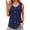 Deep Blue, variant on Tank Tops for Women Eyelet Crew Neck Sleeveless Tops Dressy Casual Trendy Flowy Summer Shirts Loose Fit