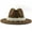 Brown, variant on Summer Cap Womens Sun Hats British Fashion Elegant Jazz Pearl Ring With Top Big Brim Ladies Woolen Hat Mens Sun Hat