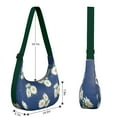 thumbnail image 2 of Small Crossbody Purse featuring Daisy Artwork Adjustable Strap Lightweight Nylon Vintage Aesthetic Suitable for Daily Use, 2 of 5