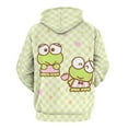 thumbnail image 3 of Keroppi Hoodie 3D Print Pullover Hooded Long Sleeve Sweatshirts Tops Blouse with Pocket for Mens Womens, 3 of 8