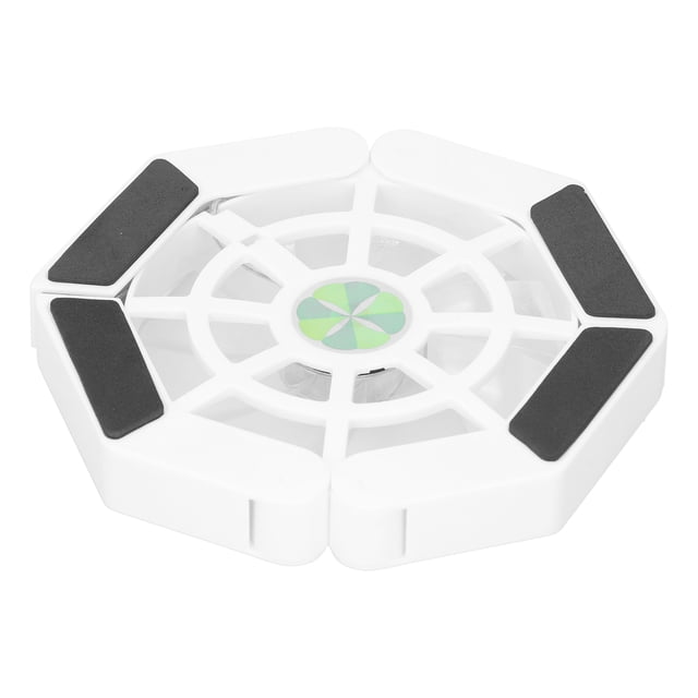 Almohadilla Enfriadora Para Computadora Portátil Con Ventilador Grande, Soporte Plegable - LED, 5 Colores Disponibles - Disipación De Calor Efectiva, Portátil