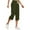 B72 Army Green womens capris for summer clearance under $5, variant on Women Capris Under $5! Cagogo Cotton Linen Capri Pants for Womens Wide Leg Elastic Waisted Trendy Capri Trousers Casual Summer Stretch Drawstring Plus Size Yoga Cropped Pants
