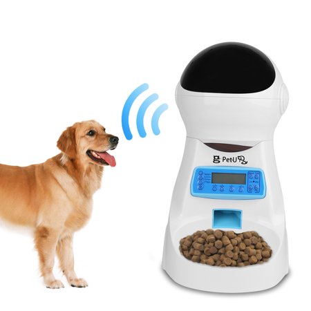 Yosoo Automatic Pet Feeder Food Dispenser Voice Recording Time