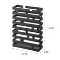 thumbnail image 5 of Yamazaki Home Umbrella Stand - Two Styles, Black, Steel, Rectangle,  Holds 8 umbrellas, No Assembly, 5 of 5