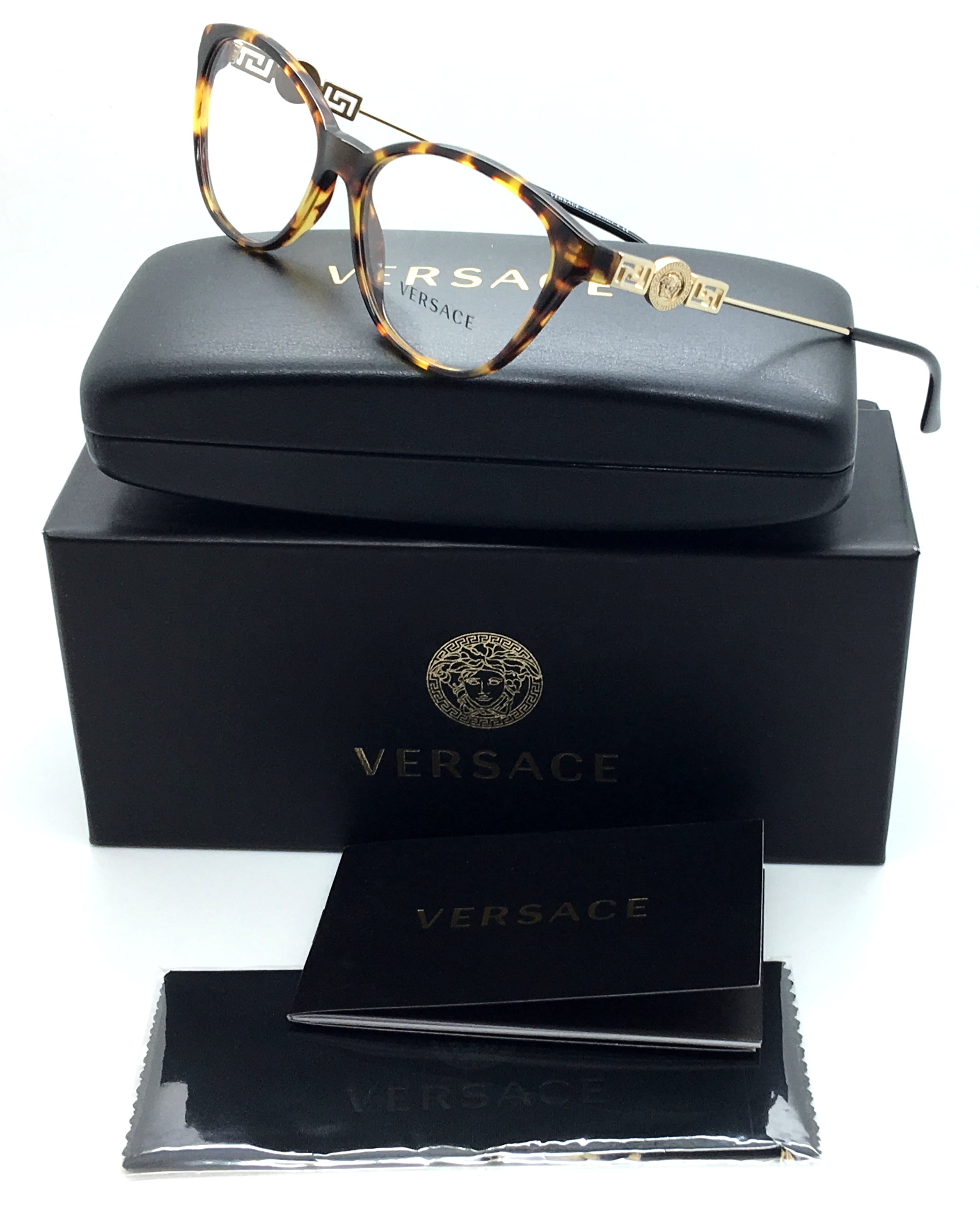 versace tortoise frames