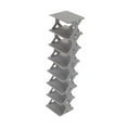 thumbnail image 4 of jifeng Étagère à Chaussures Verticale d'Angle Organisateur de Rangement pour Entrée de Porte Petit Espace 8 Niveaux, 4 of 9