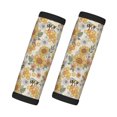 thumbnail image 1 of 2 fundas para asas de equipaje - Etiquetas identificadoras con diseño de abeja hippie, fundas para asas de equipaje, accesorios esenciales de viaje para equipaje de avión, 1 of 6