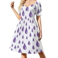thumbnail image 1 of Vestido de manga corta Drops V.2, vestidos elegantes para mujer, venta de vestidos de fiesta 2025, vestido, 1 of 7