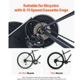 thumbnail image 4 of VEVOR Bike Trainer, 1-13 Level, 26-29 in & 700C Wheels, Smart Bicycle Stationary Stand for Indoor Exercise Riding with Front Wheel Riser Block, Fits Road and Mountain Bikes, 4 of 9