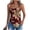 #029-Red, variant on Women's Tropical Print Bandana Top Tie Back Spaghetti Strap Boho Camisole Top