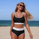 thumbnail image 1 of TaTaai Women's Two Piece Swimsuit, Skirt Style Bikini with Sleeveless Top and Soft Cup, Fashion Beach Attire for Hot Spring Resort, Holiday Season and Poolside Leisure Gift, 1 of 7