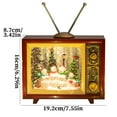 thumbnail image 3 of XWSHYW Decoraciones para El Hogar Adornos Navideños Tv Caja de Música Santa Claus Accesorios de Vestir Adornos de Escritorio Regalos 1000Ml, 3 of 6