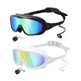 thumbnail image 3 of S SERENABLE 2 Pcs Lunettes de Natation pour Hommes Femmes Adultes Vue Grand Résistantes à l'Eau Style C, 3 of 9