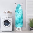 thumbnail image 3 of HELLHERO Hook and Loop Anti-Slip Ironing Board Cover 3 Fasteners Home Protective Cover Polyester Fiber Fabric 15"x54", Marble Veining, 3 of 5