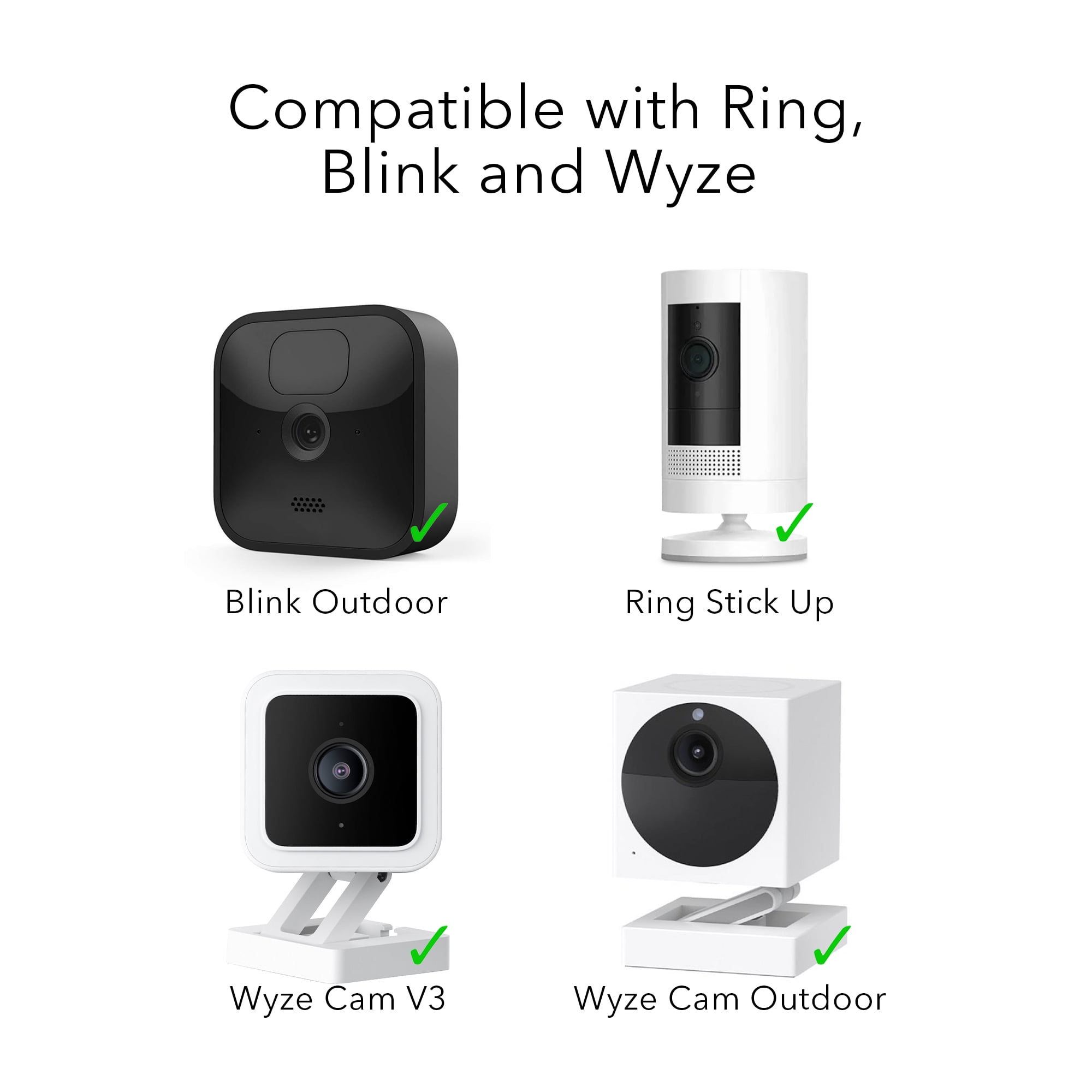 Wasserstein Bird Feeder Camera Case Compatible with Blink, Wyze, and Ring Cam - Bird Feeder for Bird Watching with Your Security Cam - (Camera NOT Included)
