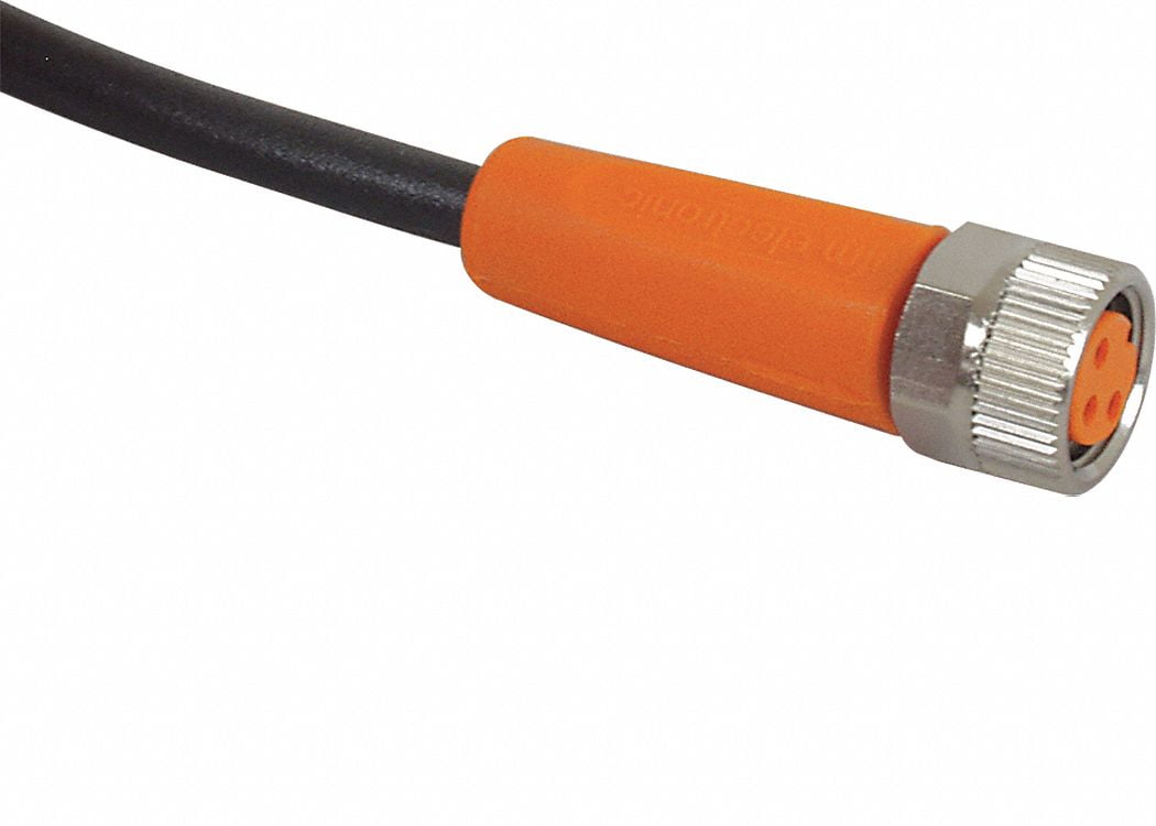 Ifm Cordset,3 Pin,Receptacle,Female  EVC142