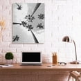 thumbnail image 2 of Stupell Industries Black and White Sky Through Palm Trees Design by Ziwei Li, 36" x 48", 2 of 6