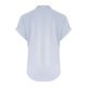 thumbnail image 4 of Ploknplq Linen Shirts for Women,Linen Button Down Shirt Women,Womens Linen Tops,Casual V Neck Down Short Sleeve Top T Shirt,Elbow Length Tee Shirts for Women,Gauze Shirts for Women Light Blue 2 3XL, 4 of 5
