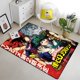 thumbnail image 1 of Hermosa alfombra de pintura negra Anime My Hero para sala de estar, área grande, decoración suave para el hogar, alfombra de Picnic bohemia32100x120cm (39x47 pulgadas)100x120cm (39x47 pulgadas) zhangyuxiang unisex, 1 of 2