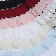 thumbnail image 2 of QualitChoice 10 Yards Ruban Décoratif Vintage en Coton Rouge pour Robe Sac Rideaux Rouge et Ruban de Couture DIY pour Literie Rouge, 2 of 6