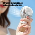 thumbnail image 4 of New Usb Handheld Fan with Stand Vertical Airflow Mini Desk Fan Rechargeable Brushless Motor Foldable for Easy Storage Portable Fan Fan Valentine's Day Gitf's, 4 of 8
