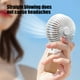 thumbnail image 5 of Ventilador de Mano Usb con Base | Miniventilador de Escritorio Portátil Recargable | Motor Silencioso Sin Escobillas de 3 Velocidades | Diseño Compacto y Plegable | Carga Usb | Pequeño Ventilador Per, 5 of 6