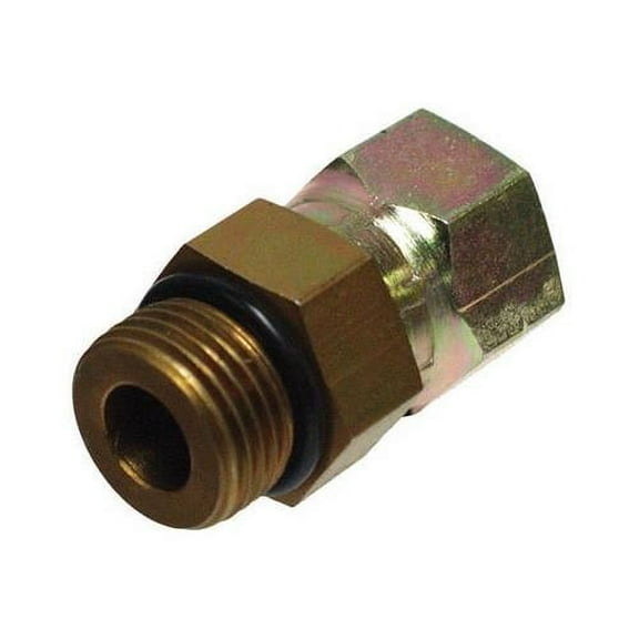 Apache 1/2 In. Male O-Ring x 3/8 In. Female Pipe Swivel Hydraulic Hose Adapter