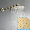 thumbnail image 6 of Cerypsa 10 Inches Brushed Gold Wall Mounted Shower with High Pressure Rain Shower Head and 5-Function Handheld Shower Head, 6 of 8