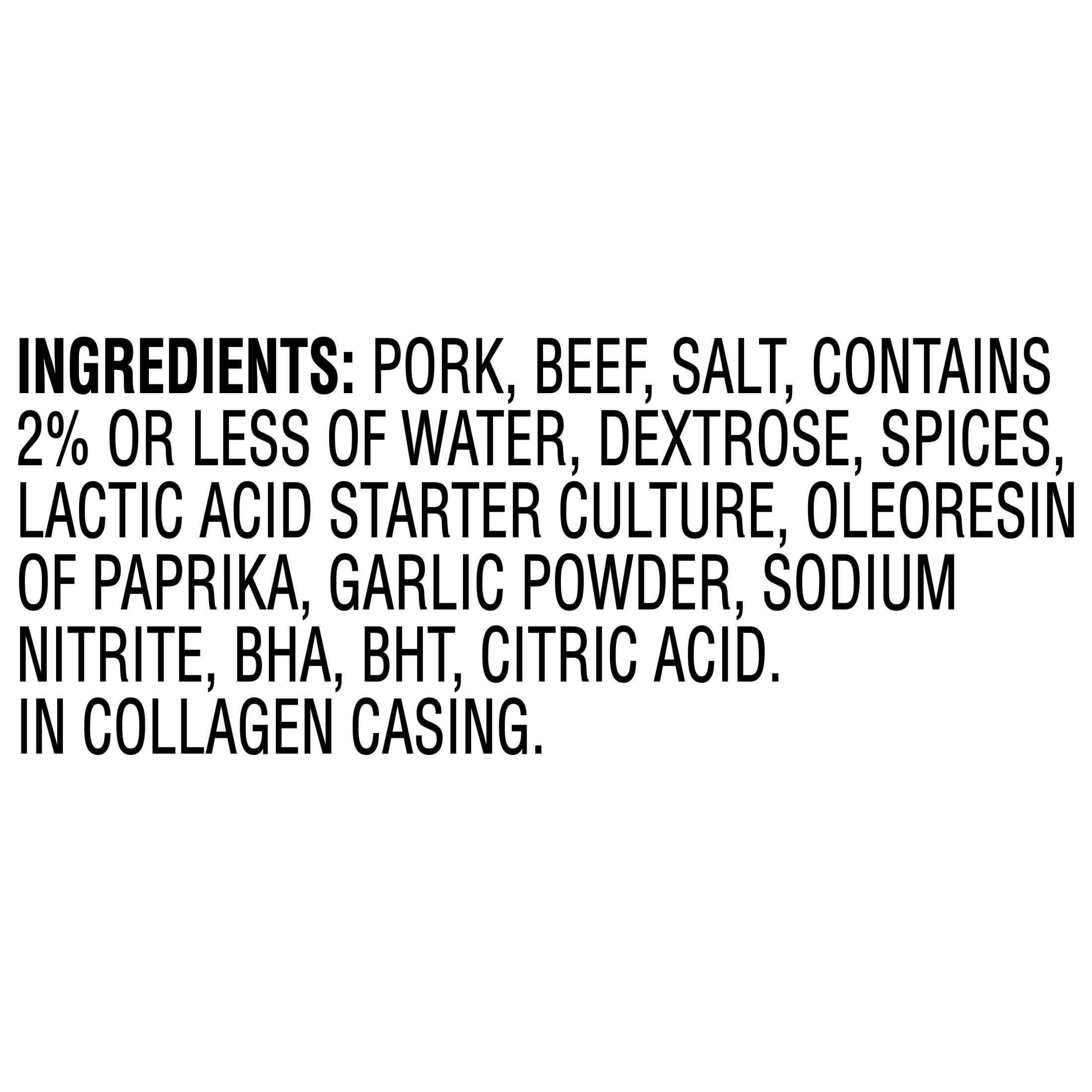 HORMEL Pepperoni Mini Slices, Pizza Topping, Gluten Free, Refrigerated, 5 oz Plastic Package