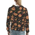 thumbnail image 7 of Honeii Pizzas Mushrooms Pattern Womens Oversized Hoodies Long Sleeve Sweatshirts Pullover Fall Outfits with Pocket-X-Large, 7 of 7