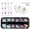 A5, variant on Boxed Flat Bottom Shaped Diamonds Colored Glass Rhinestone Nail Art
