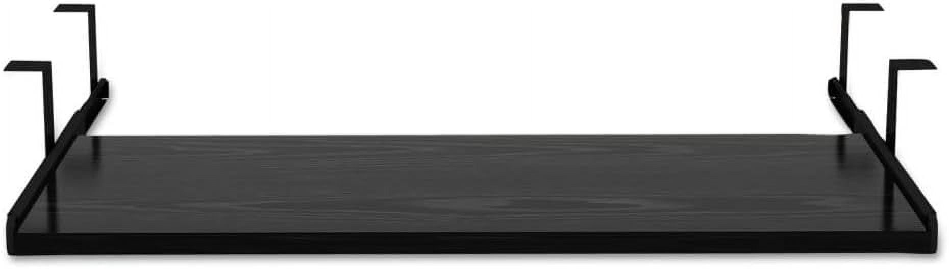 ZJTER ALE Valencia Series Underdesk Keyboard/Mouse Shelf, 28w x 12d, Black