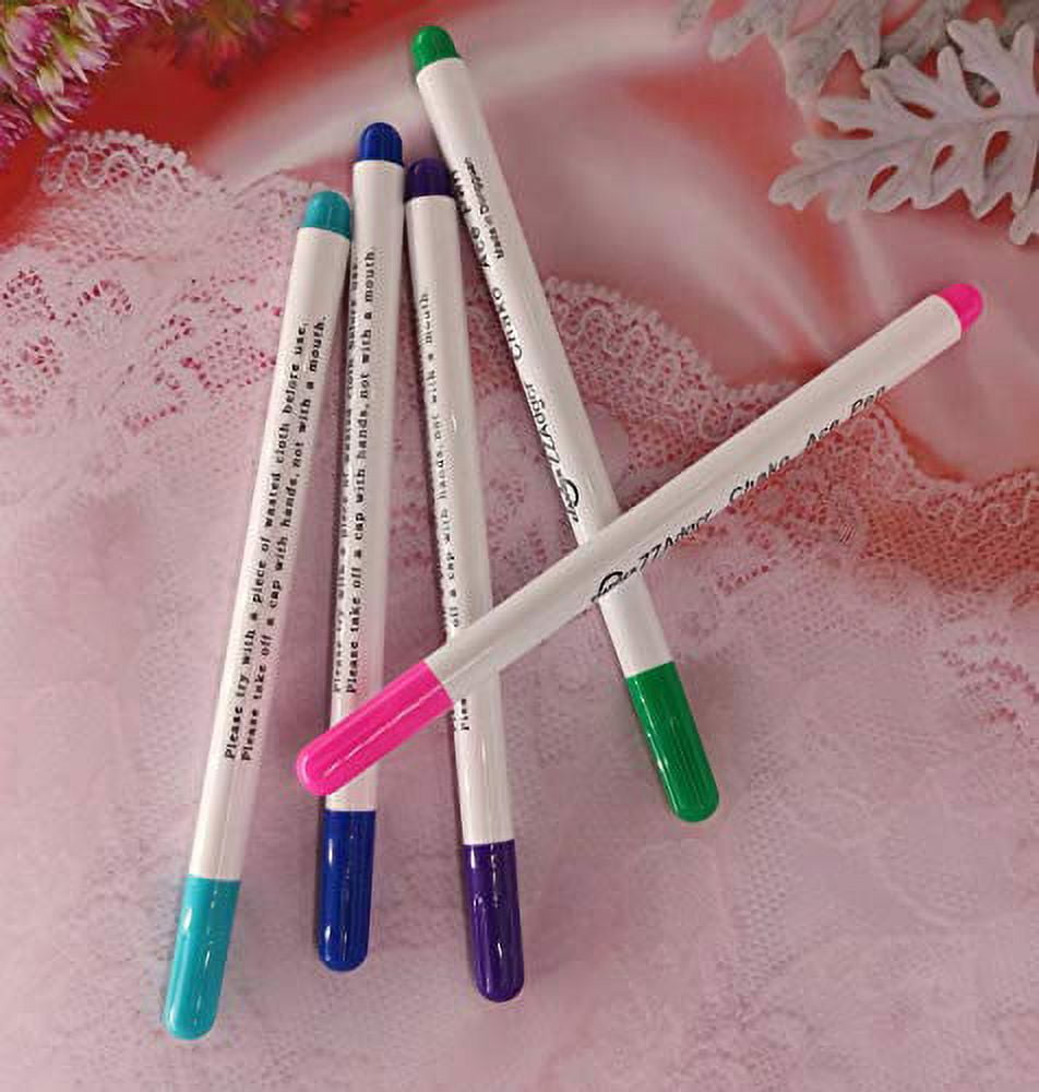 Labstandard Disappearing Fabric Marker Pen For Sewing Art Washable Art And  Lettering Pen Wet Erasable Pen Water Erasable Marking Pens For Fabric