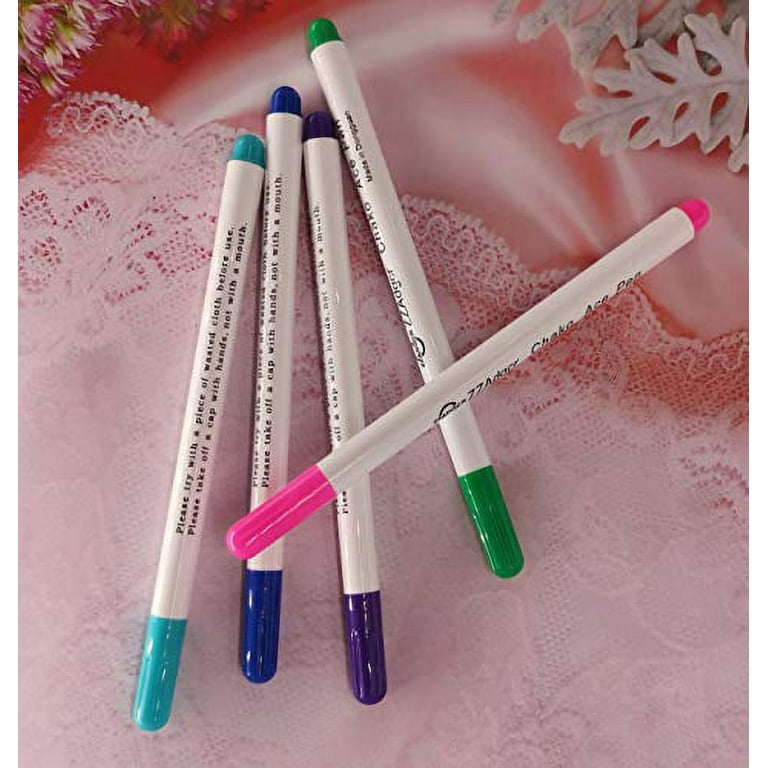Disappearing Pens For Sewing Embroidery Pen Fabric With 10 Refills Fabric  Pens Set Fabric Marker Pen High-Temp Disappearing Pen - AliExpress