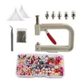 thumbnail image 4 of Rongfmy Presse à Main Sertisseur de Perles Machine de Fixation de Rivet de Perle avec Réglage de Perle Multicolore, 4 of 9