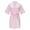 Pink, variant on Chenyin Toddler Kids Girls Boys Silk Stain Robe V-Neck Soft Bathrobe Teen Spring Summer Night-Robe Pajamas Sleepwear for 2-14 Years
