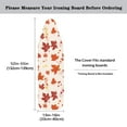 thumbnail image 5 of HELLHERO Ironing Board Cover 15x54 Inch Maple Leaf Notes Iron Board Cover Steam Iron Board Cover Standard Full Size 3 Hook and Loop Fastener Strap, 5 of 5